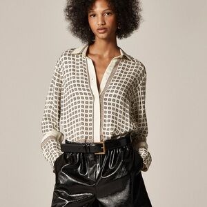 Jules classic-fit shirt in foulard print